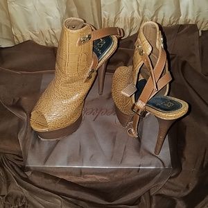 Scene Peep Toe Booties